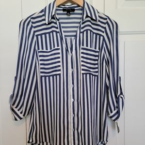 BCX Striped Blouse